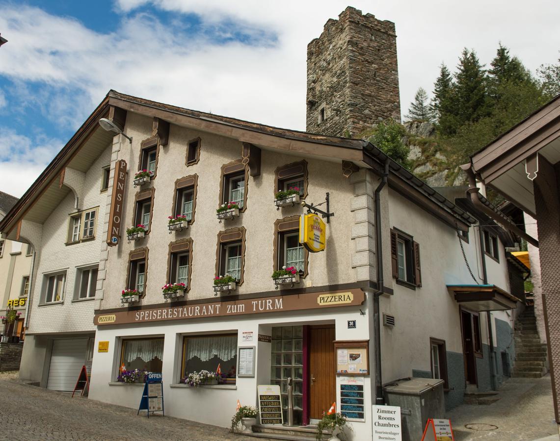 Gasthaus Pension Zum Turm ホスペンタール エクステリア 写真